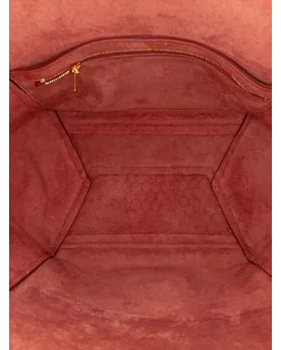 Celine Pre-Owned 2018年 レザー セウ・サングル バケットバッグ（レッド） - サムネイル5