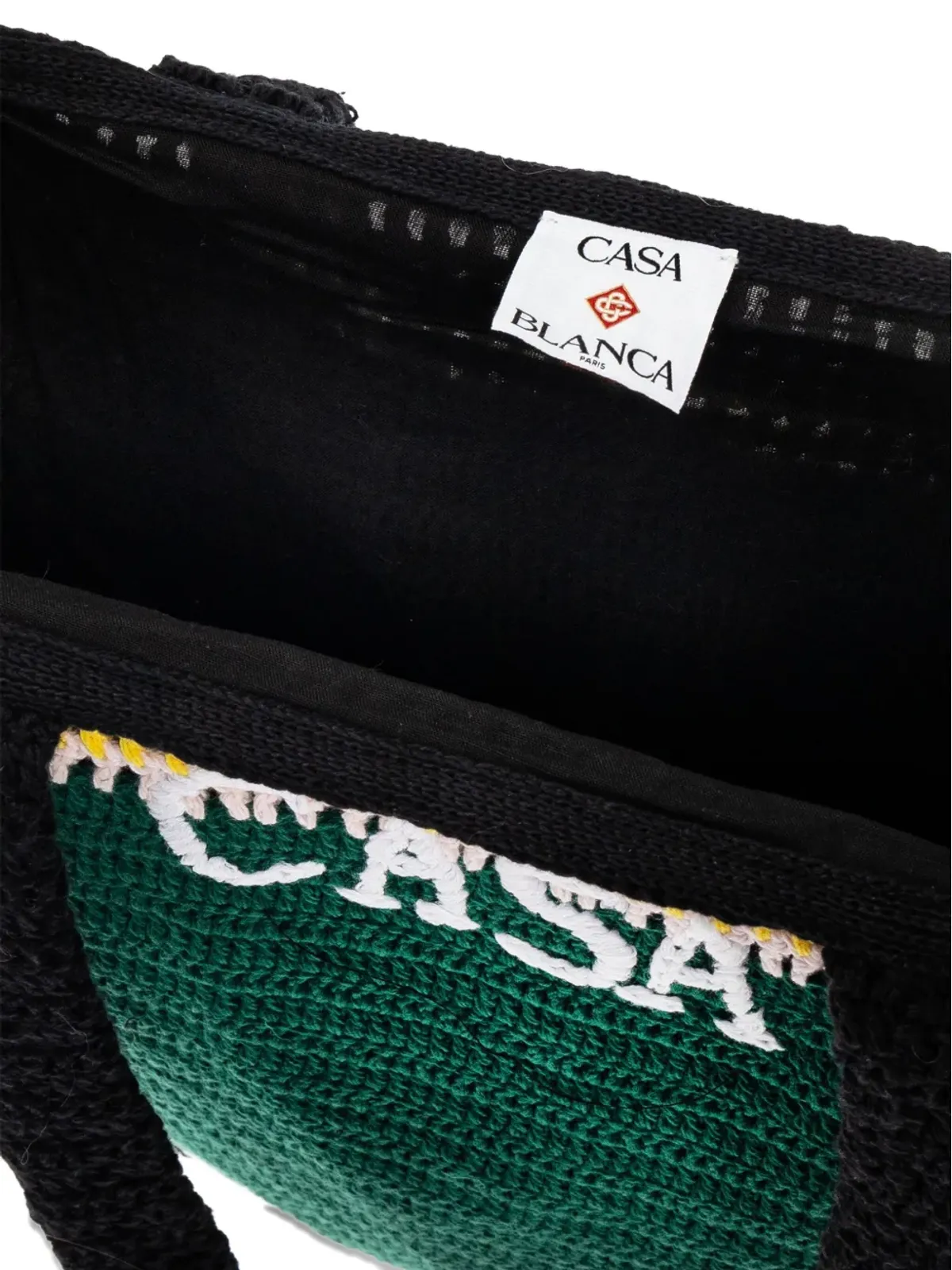 Casablanca ロゴ入りコットン製トートバッグ - 画像5