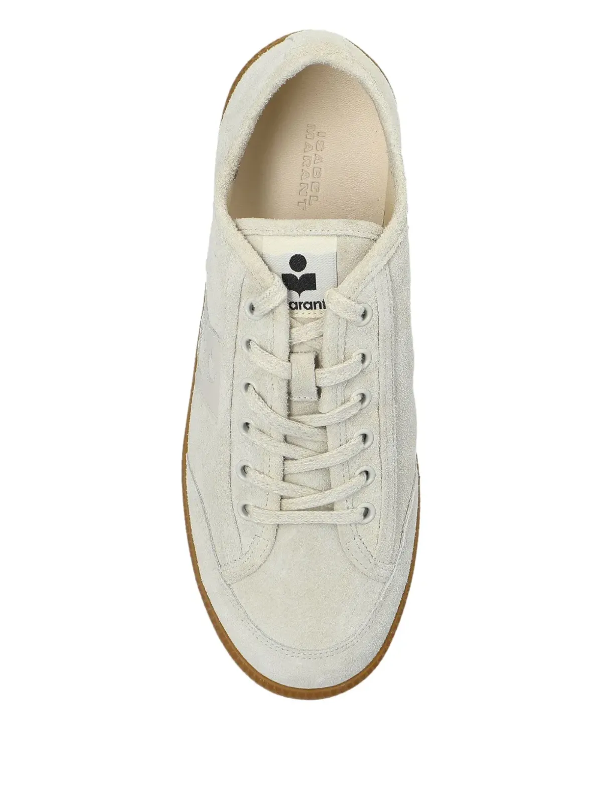 ISABEL MARANT Klyce スエード レースアップ スニーカー - Neutrals - 画像4