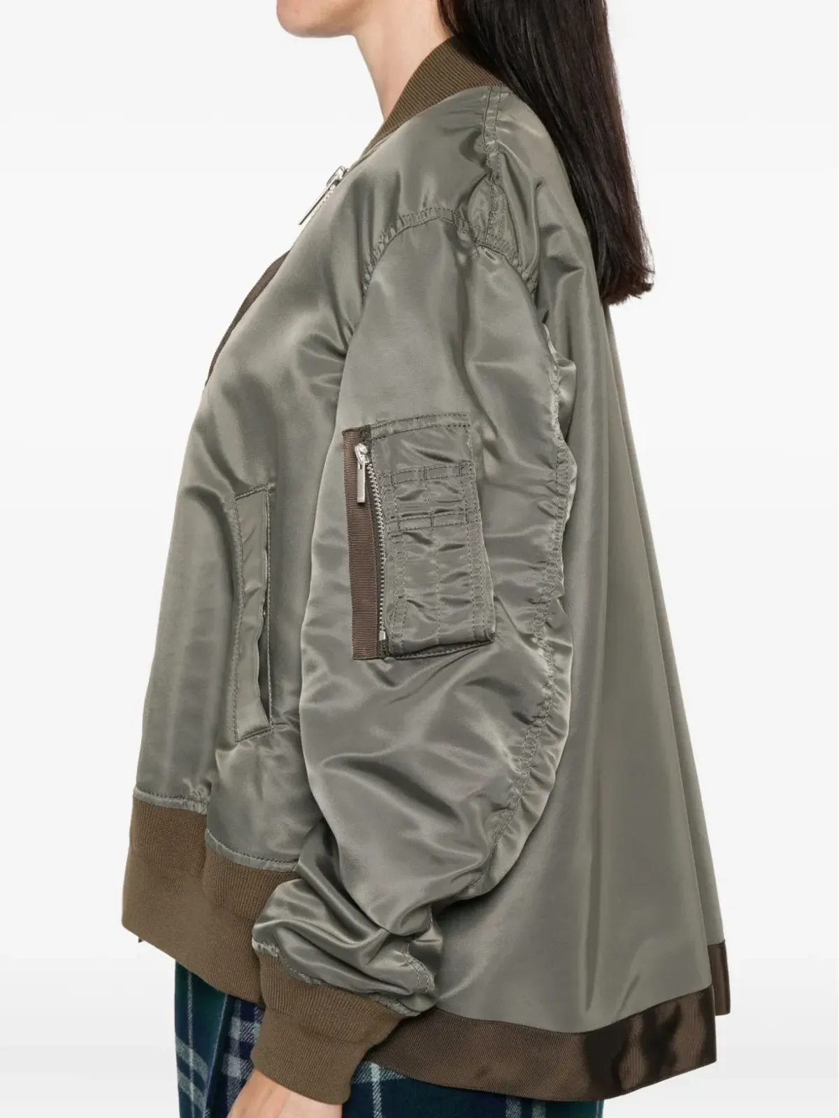 sacai ジップファスニング ボンバー ジャケット - 画像5