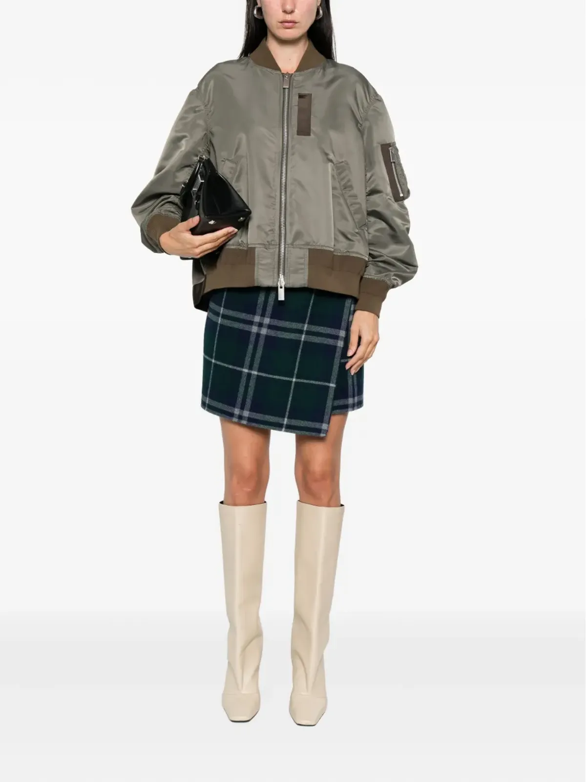 sacai ジップファスニング ボンバー ジャケット - 画像2
