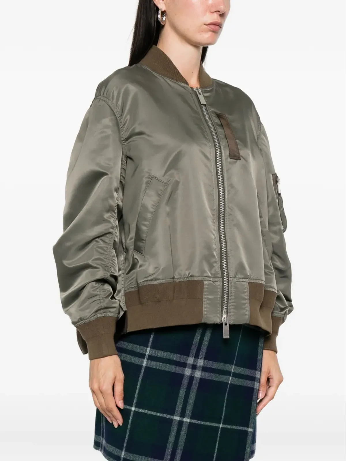 sacai ジップファスニング ボンバー ジャケット - 画像3