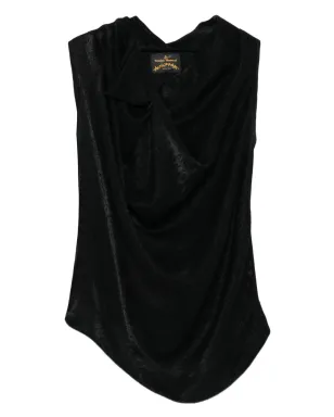 Vivienne Westwood Pre-Owned ドレープネック ブラウス - ブラック - サムネイル1