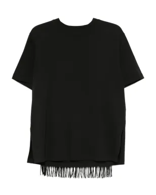Sportmax フリンジディテール Tシャツ - サムネイル1