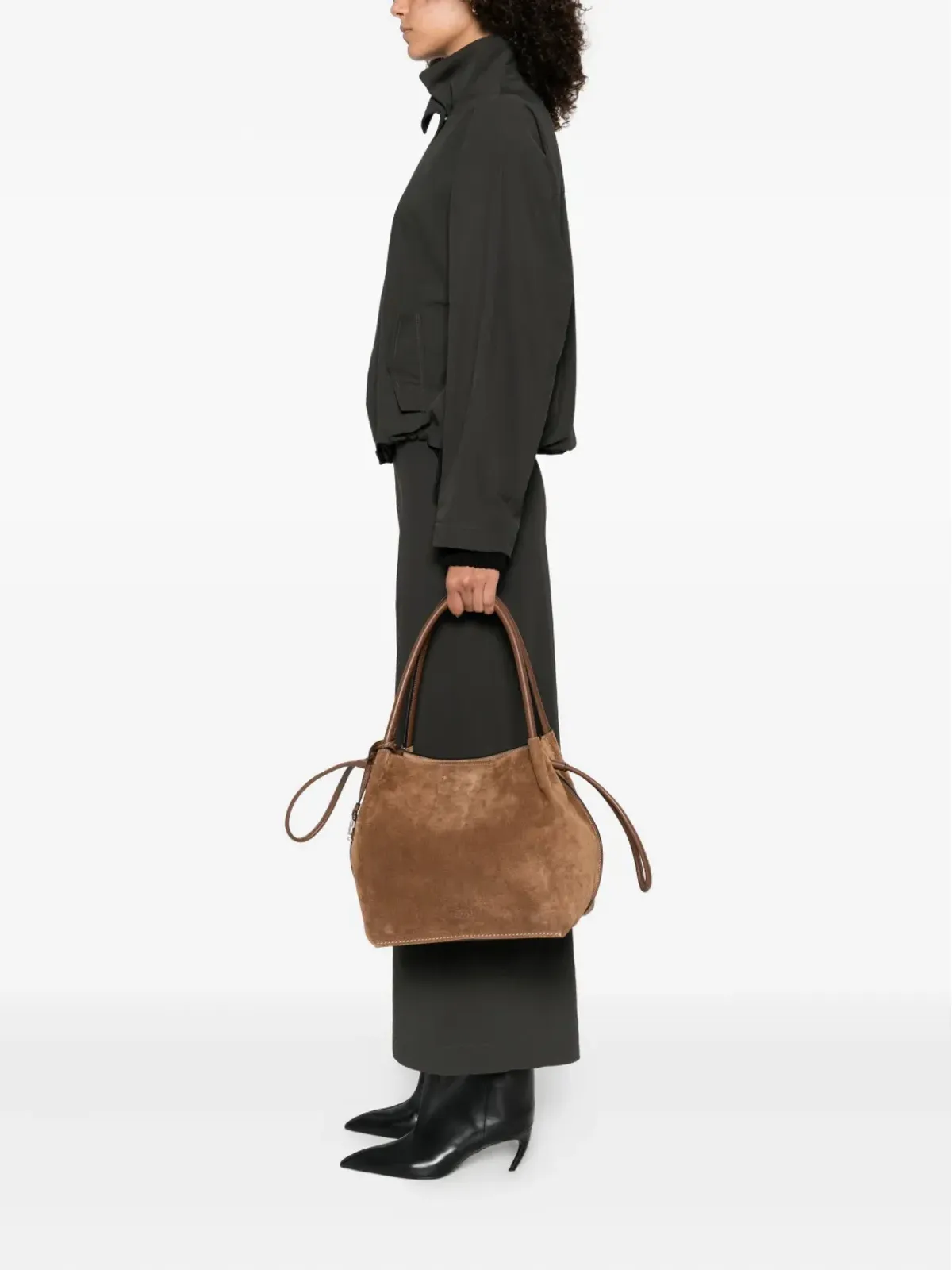 Tod's スエード トートバッグ - 画像2