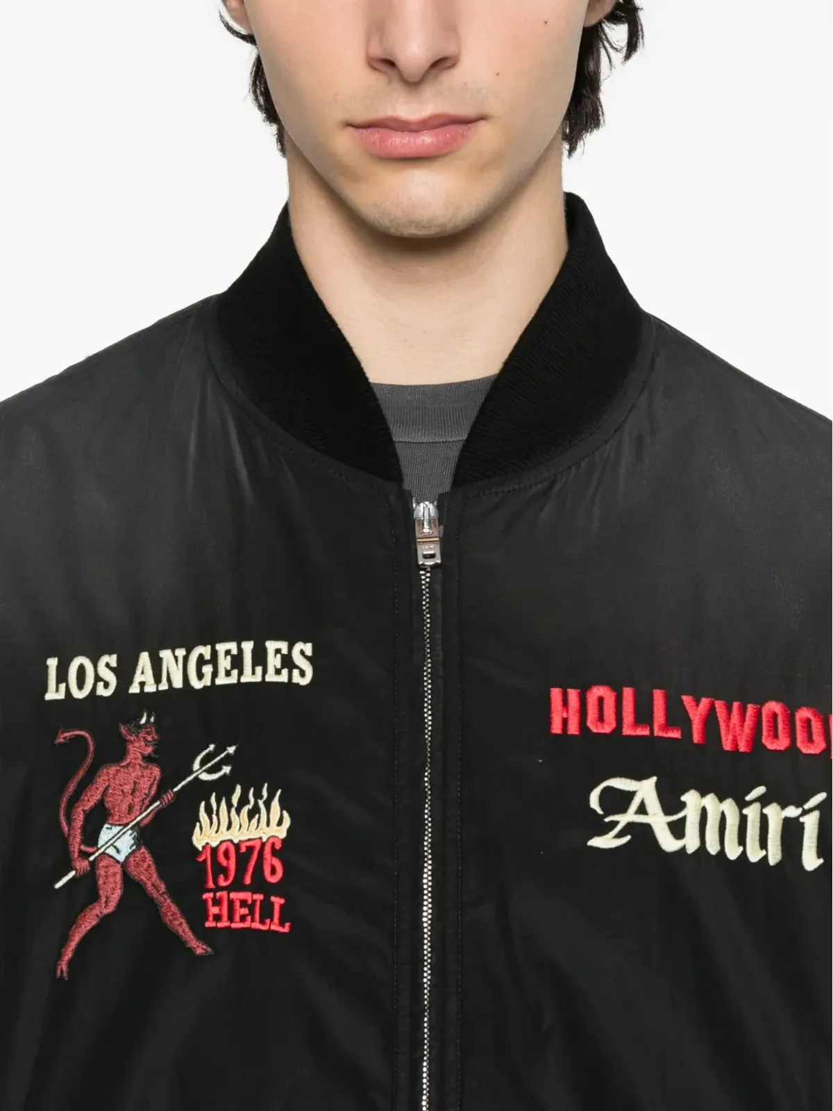 AMIRI エンベリッシュド ボンバー ジャケット - 画像5