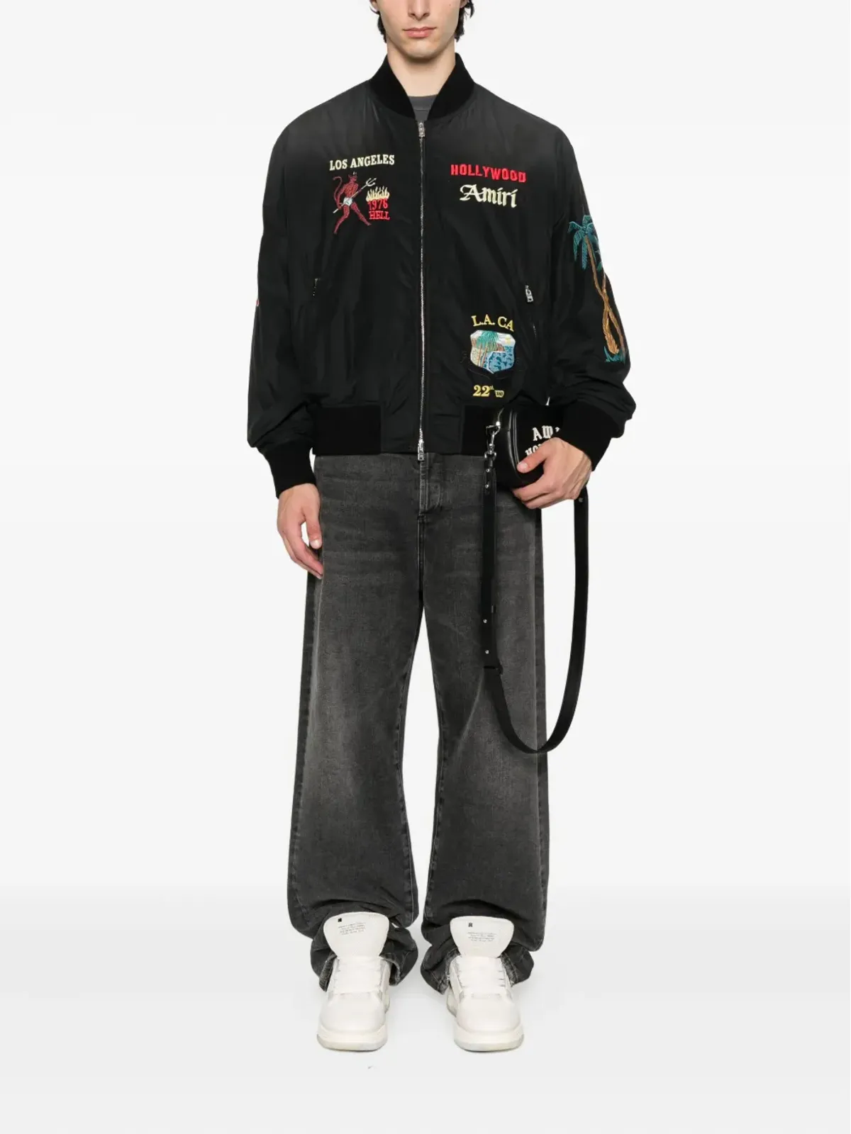 AMIRI エンベリッシュド ボンバー ジャケット - 画像2