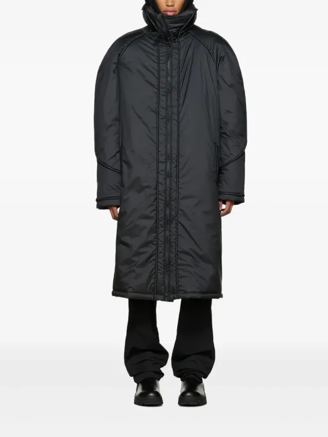 MCQ MCQ フード付きジップコート - ブラックの商品画像