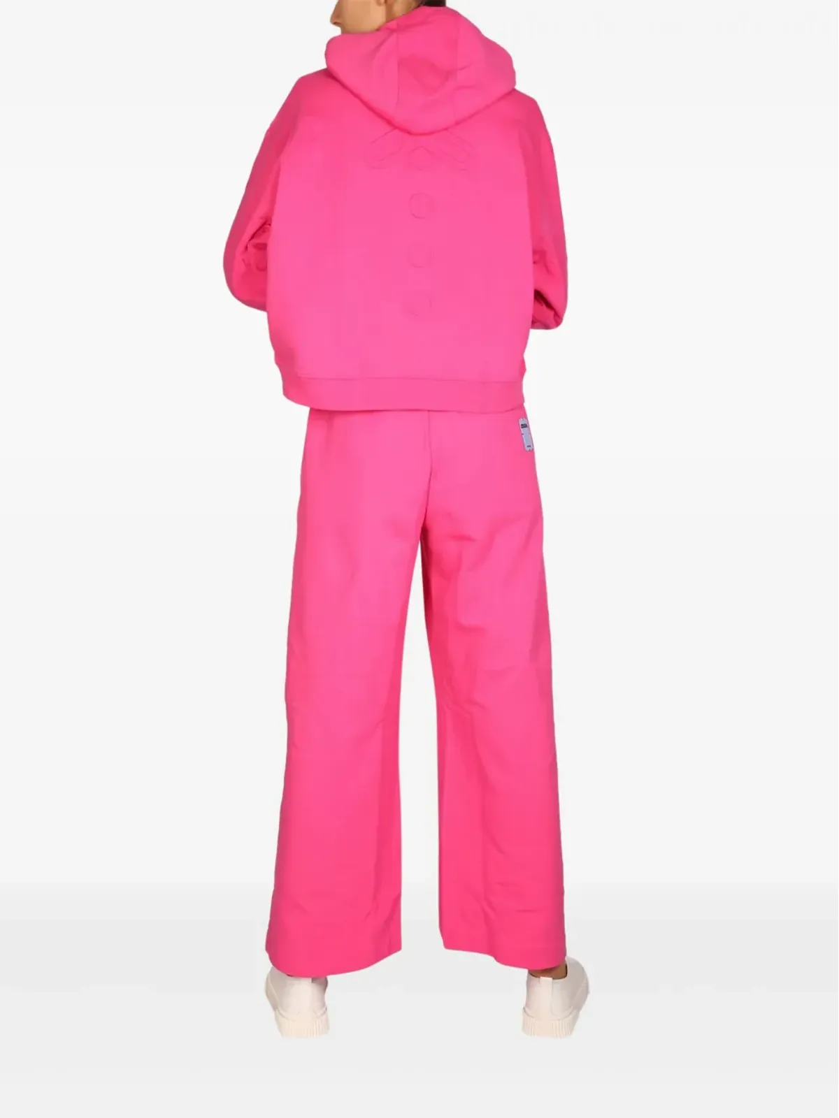 MCQ エンボス加工 フード付きスウェットシャツ - ピンク - 画像2