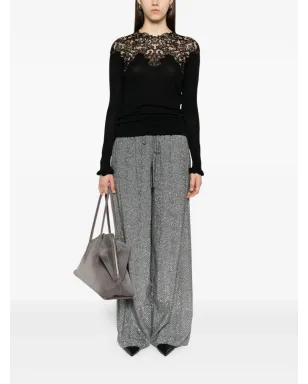 Ermanno Scervino ヘリンボーン スパンコール パンツ - サムネイル2