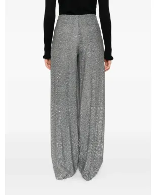 Ermanno Scervino ヘリンボーン スパンコール パンツ - サムネイル4