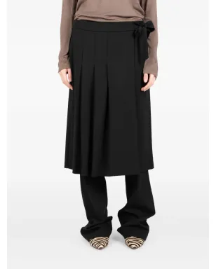Société Anonyme プリーツラップミディAラインスカート - サムネイル1