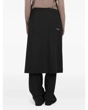 Société Anonyme プリーツラップミディAラインスカート - サムネイル4
