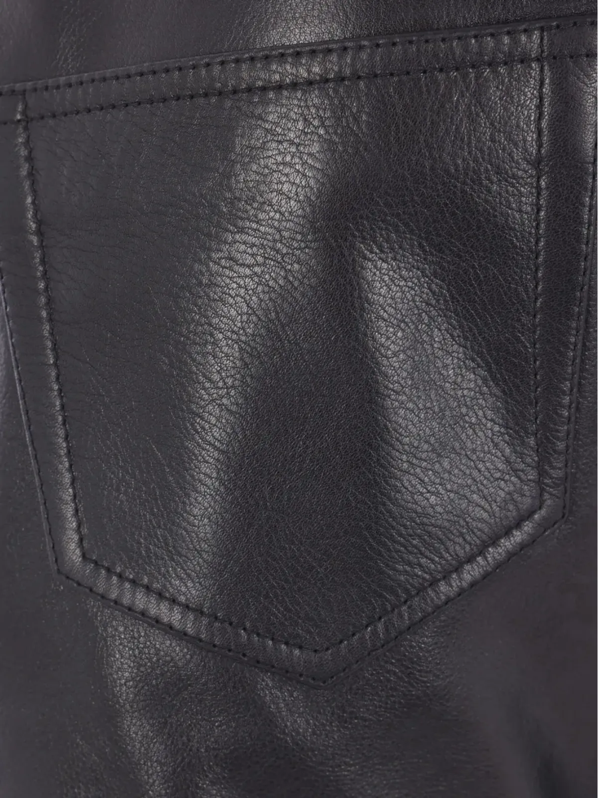 ISABEL MARANT レースアップレザーのストレートパンツ - 画像3