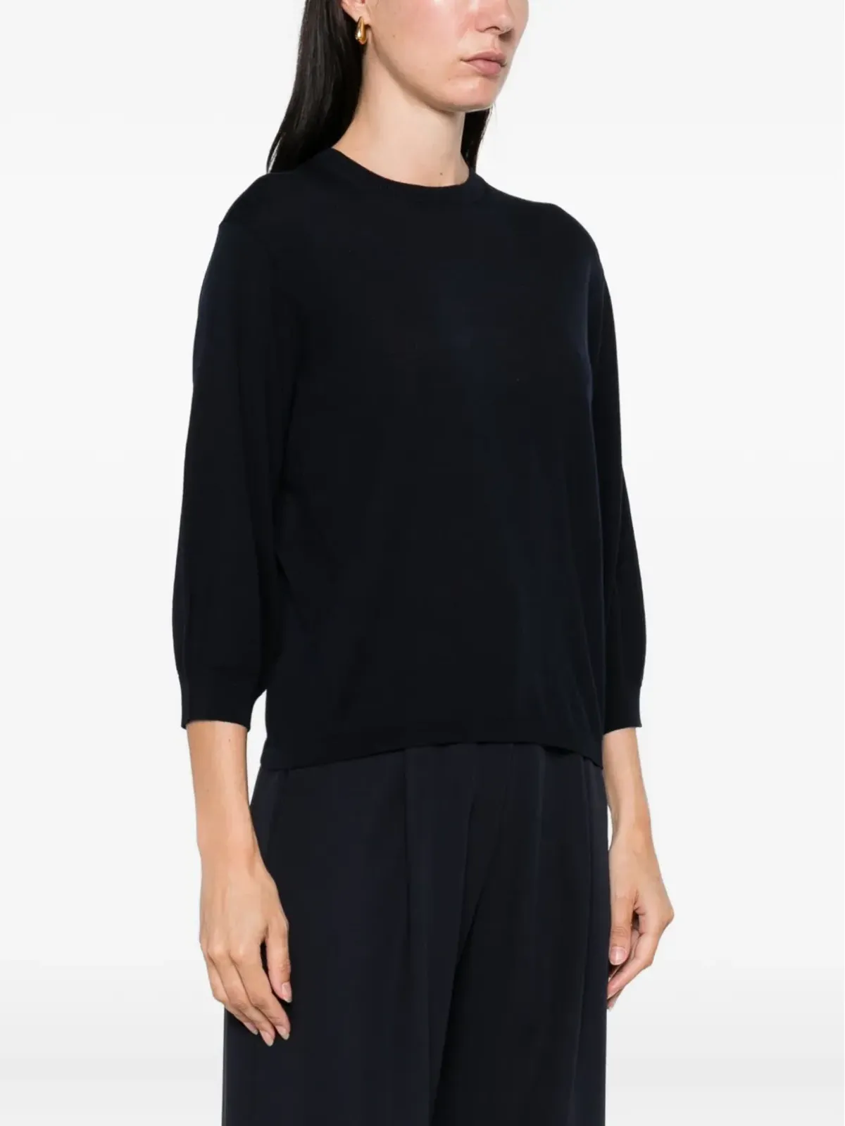 S Max Mara バルーンスリーブ ウールトップ - 画像3