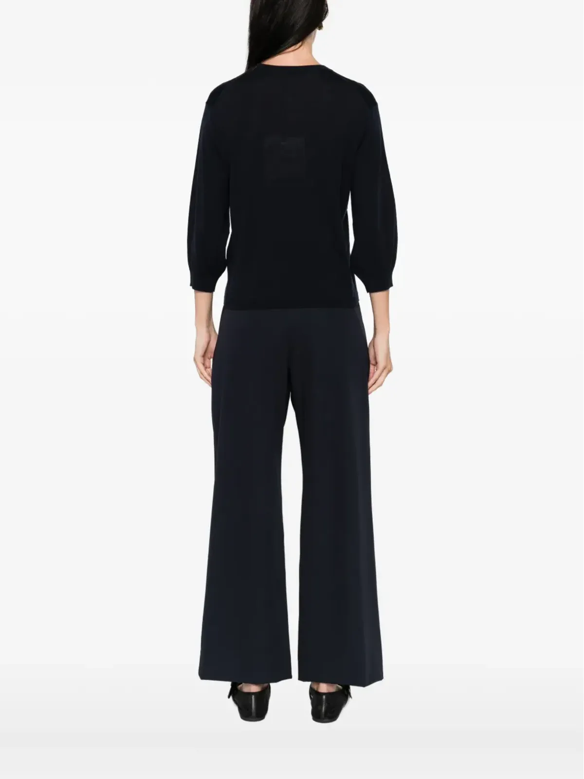 S Max Mara バルーンスリーブ ウールトップ - 画像4