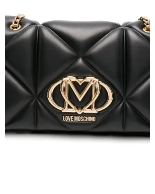 Love Moschino キルティング ロゴプレート ショルダーバッグ - サムネイル4