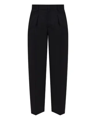 ISABEL MARANT バージンウールブレンド ストレートレッグパンツ ブラック - サムネイル1