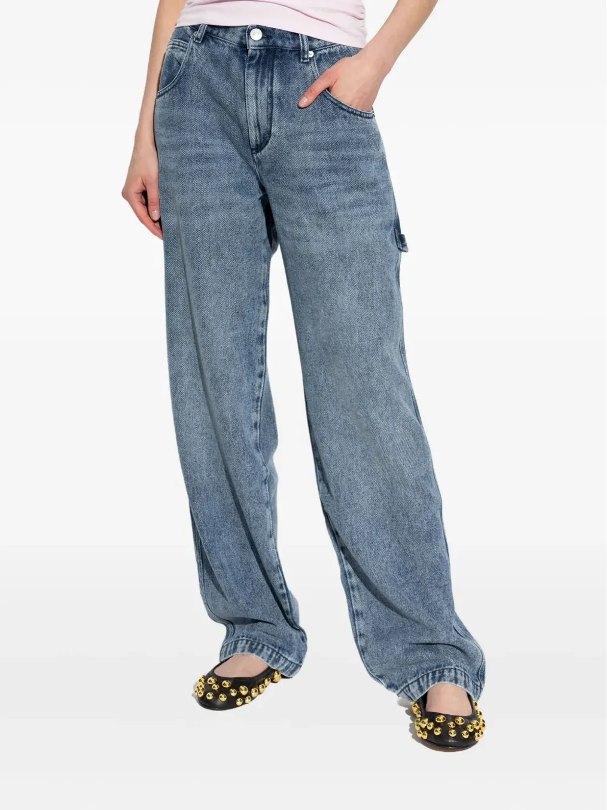 ISABEL MARANT ファイブポケットジーンズ - 画像3