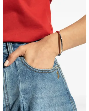 Jacquemus Le Tourni twisted silver bracelet - サムネイル2