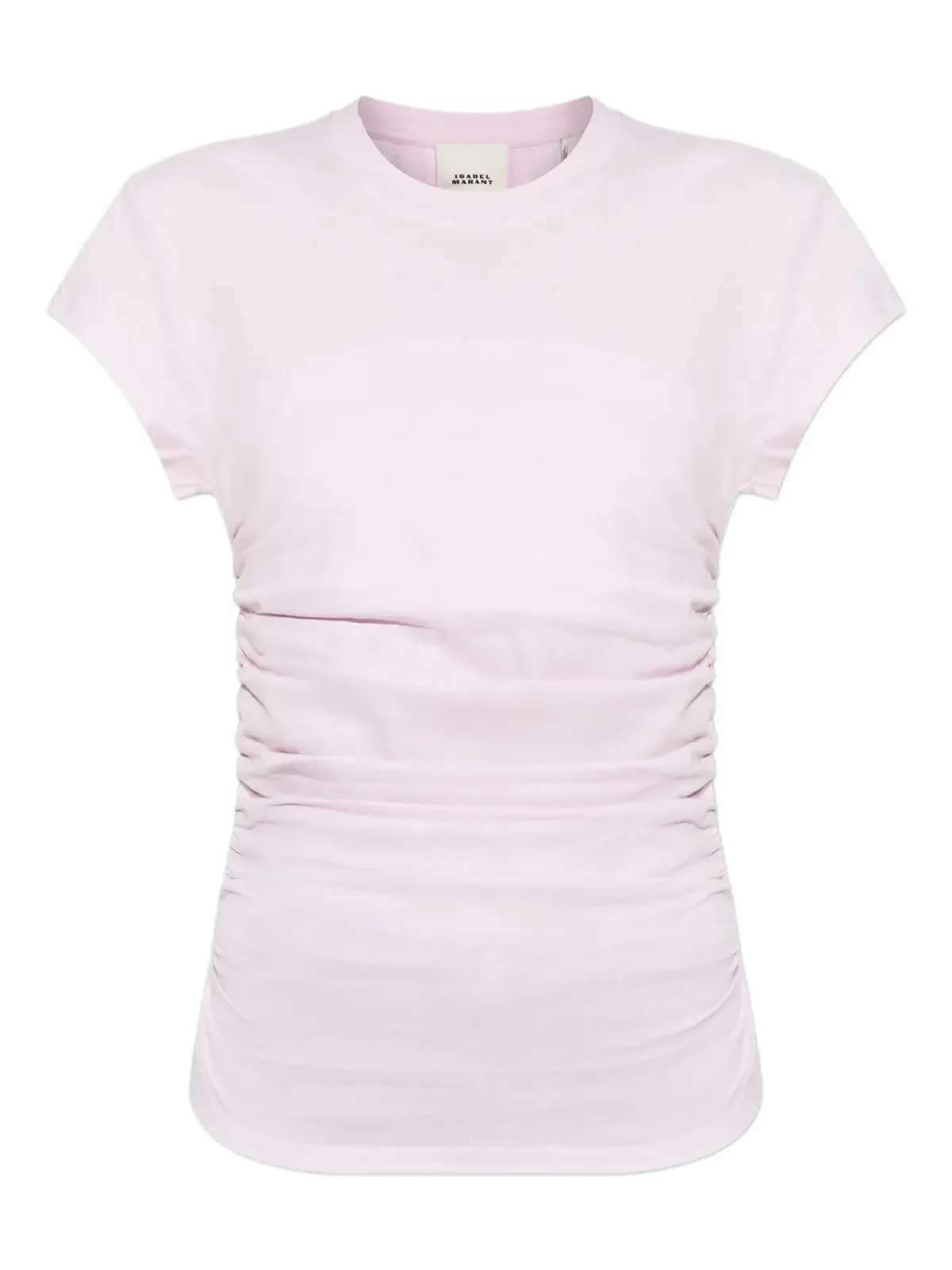 ISABEL MARANT ギャザー入りディテール コットンTシャツ - ピンク - 画像1