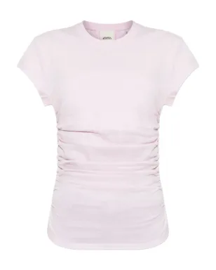 ISABEL MARANT ギャザー入りディテール コットンTシャツ - ピンク - サムネイル1