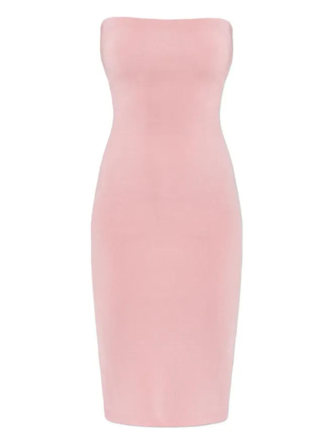 JACQUEMUS Jacquemus セラ ストラップレス ミディドレスの商品画像