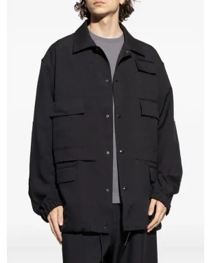 Y-3 マルチポケット ボタン留め シャツジャケット - サムネイル3
