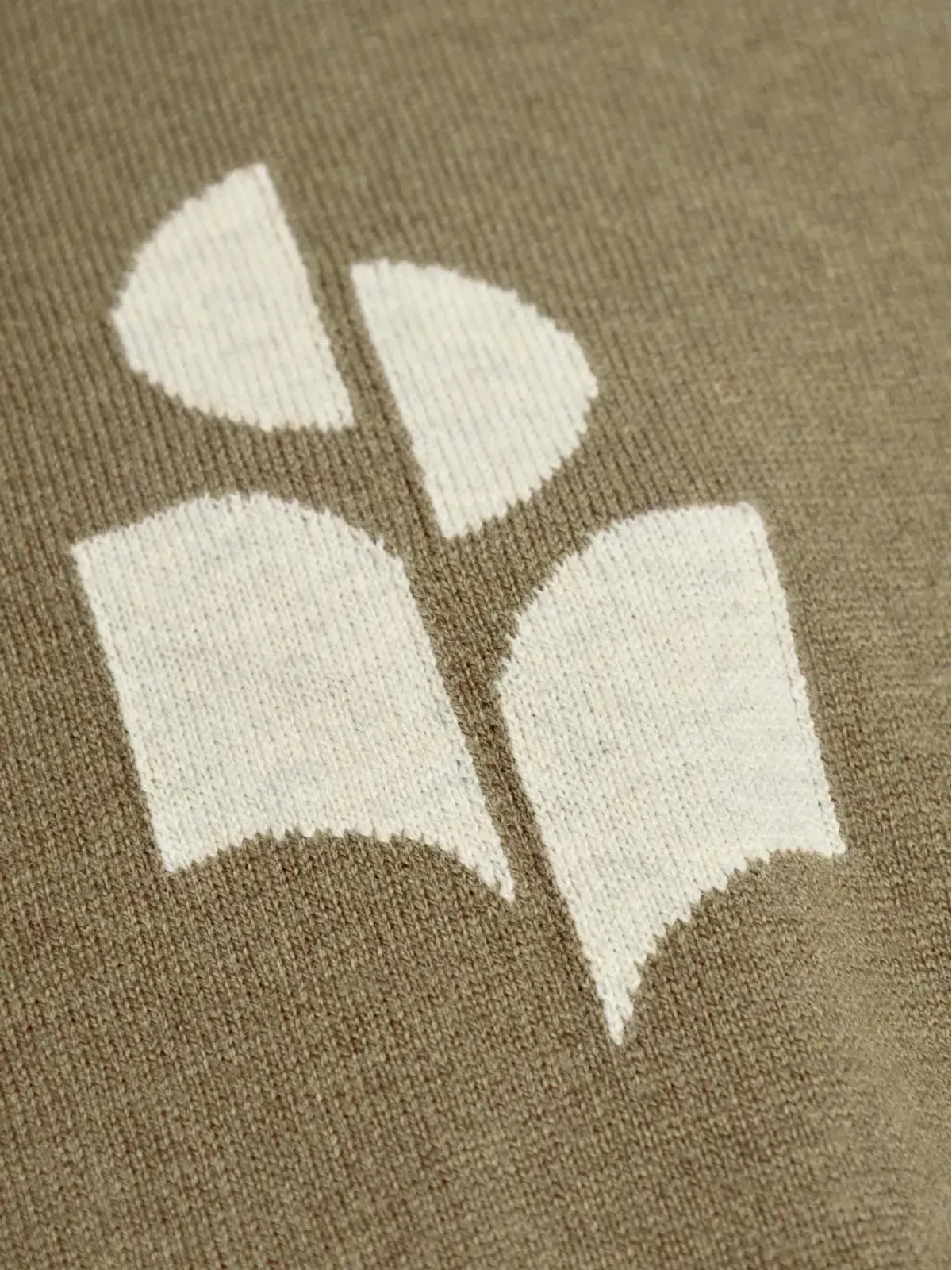 MARANT ÉTOILE マリサン ロゴディテール 丸首セーター - Brown - 画像5