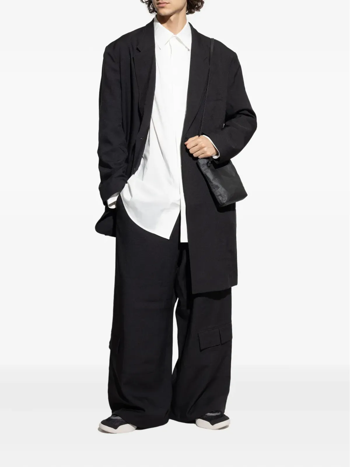 Y-3 ドローストリングポケットパンツ（ブラック） - 画像2