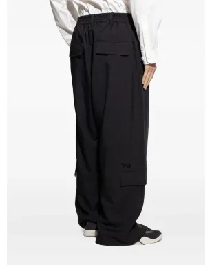 Y-3 ドローストリングポケットパンツ（ブラック） - サムネイル4