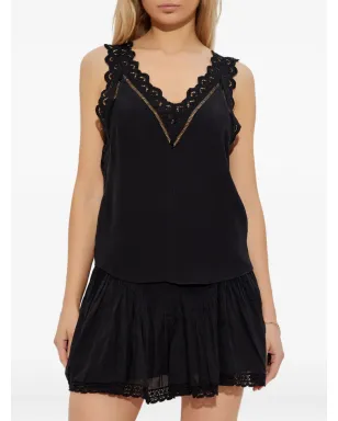 ISABEL MARANT レーストリム ノースリーブトップ - サムネイル3
