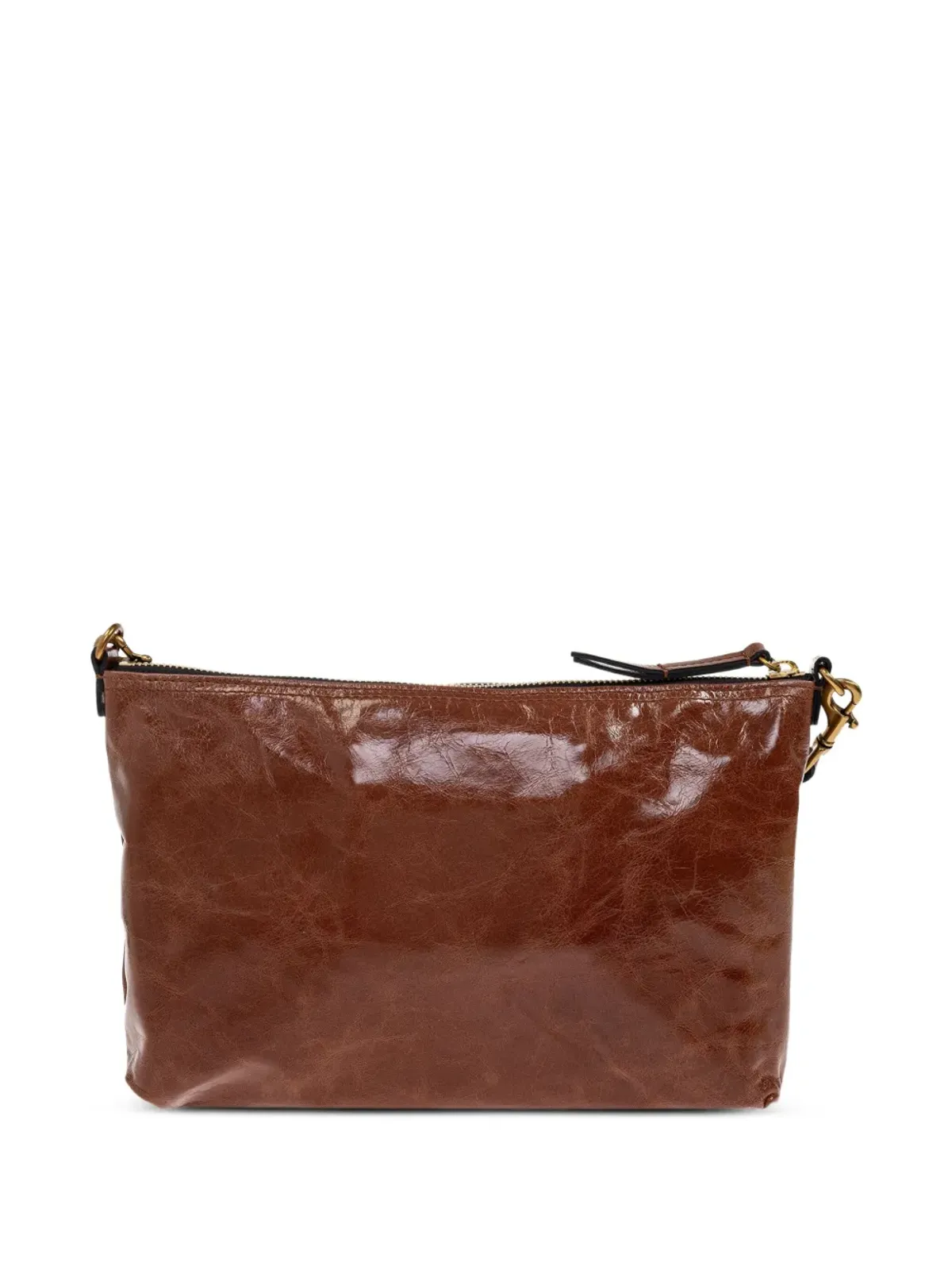 ISABEL MARANT Nessah レザー ジップファスナー付きバッグ - Brown - 画像3