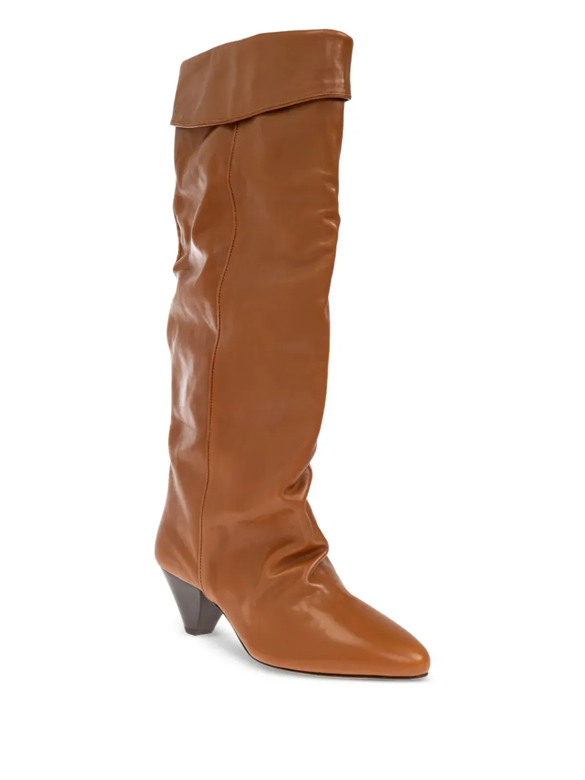 ISABEL MARANT エリタ レザー膝丈ブーツ - 画像2