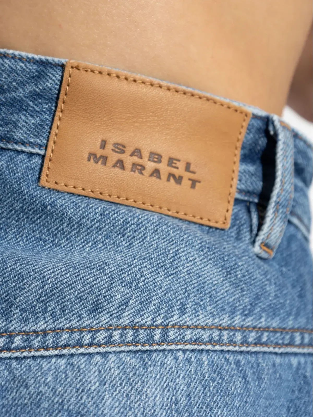 ISABEL MARANT ボタン留め付きデニムショーツ - 画像5