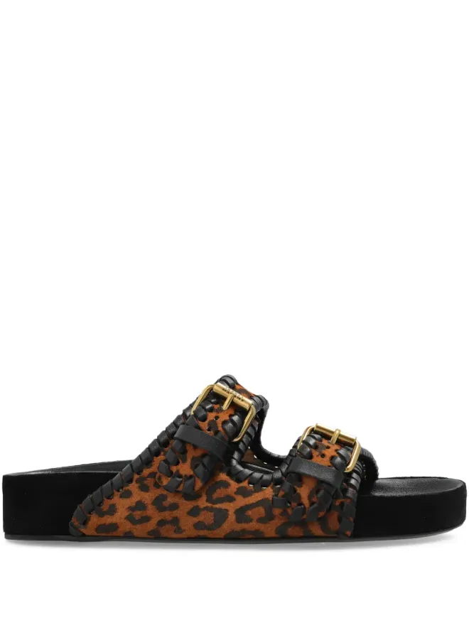 Isabel Marant ISABEL MARANT レンニョ レオパードプリント サンダルの商品画像