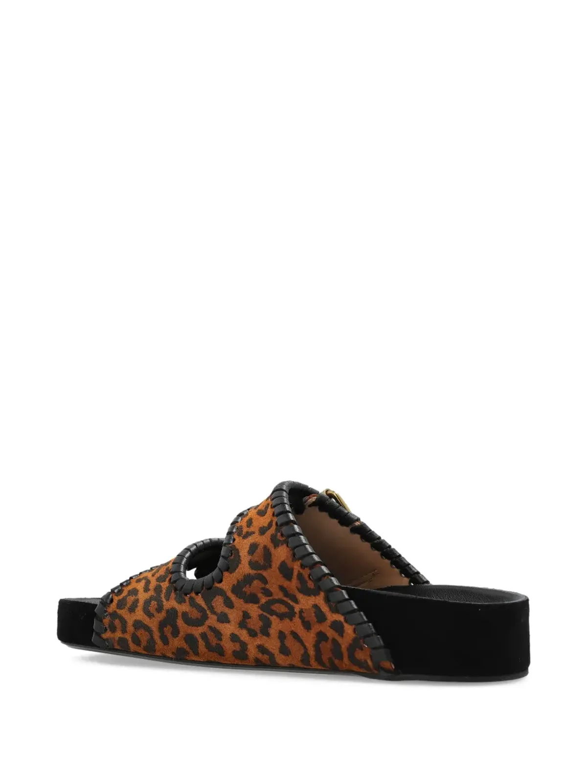 ISABEL MARANT レンニョ レオパードプリント サンダル - 画像3