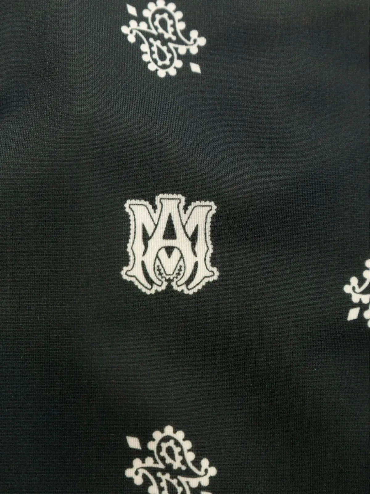 AMIRI KIDS ペイズリープリント・ホルターネック水着 - 画像3