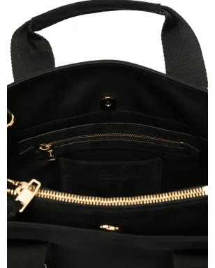 Moschino ロゴプレート付きトートバッグ ブラック - サムネイル5