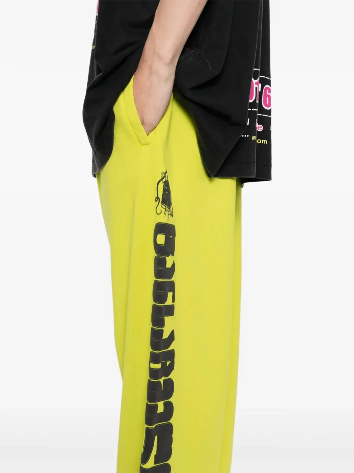 VETEMENTS グラフィックプリント コットンパンツ - 画像5