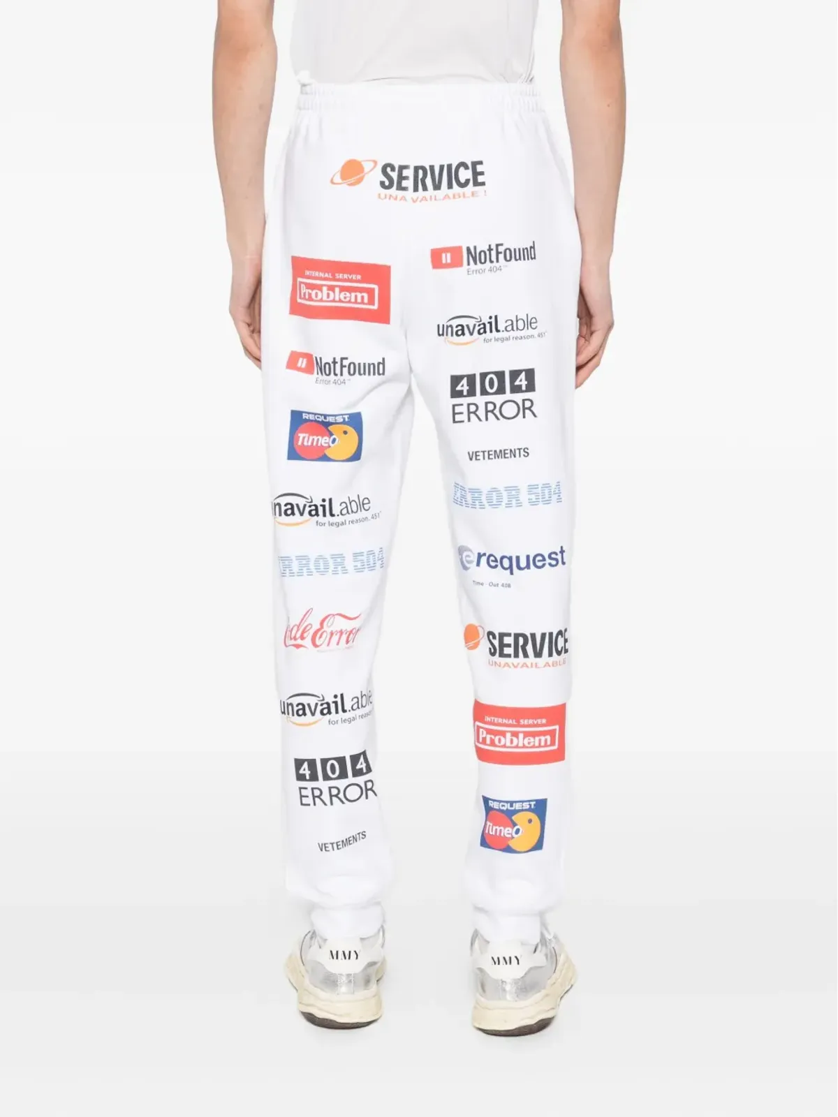 VETEMENTS cotton trousers - White - 画像4