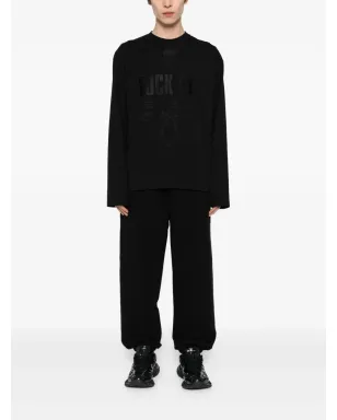 VETEMENTS ロゴ刺繍パンツ - サムネイル2