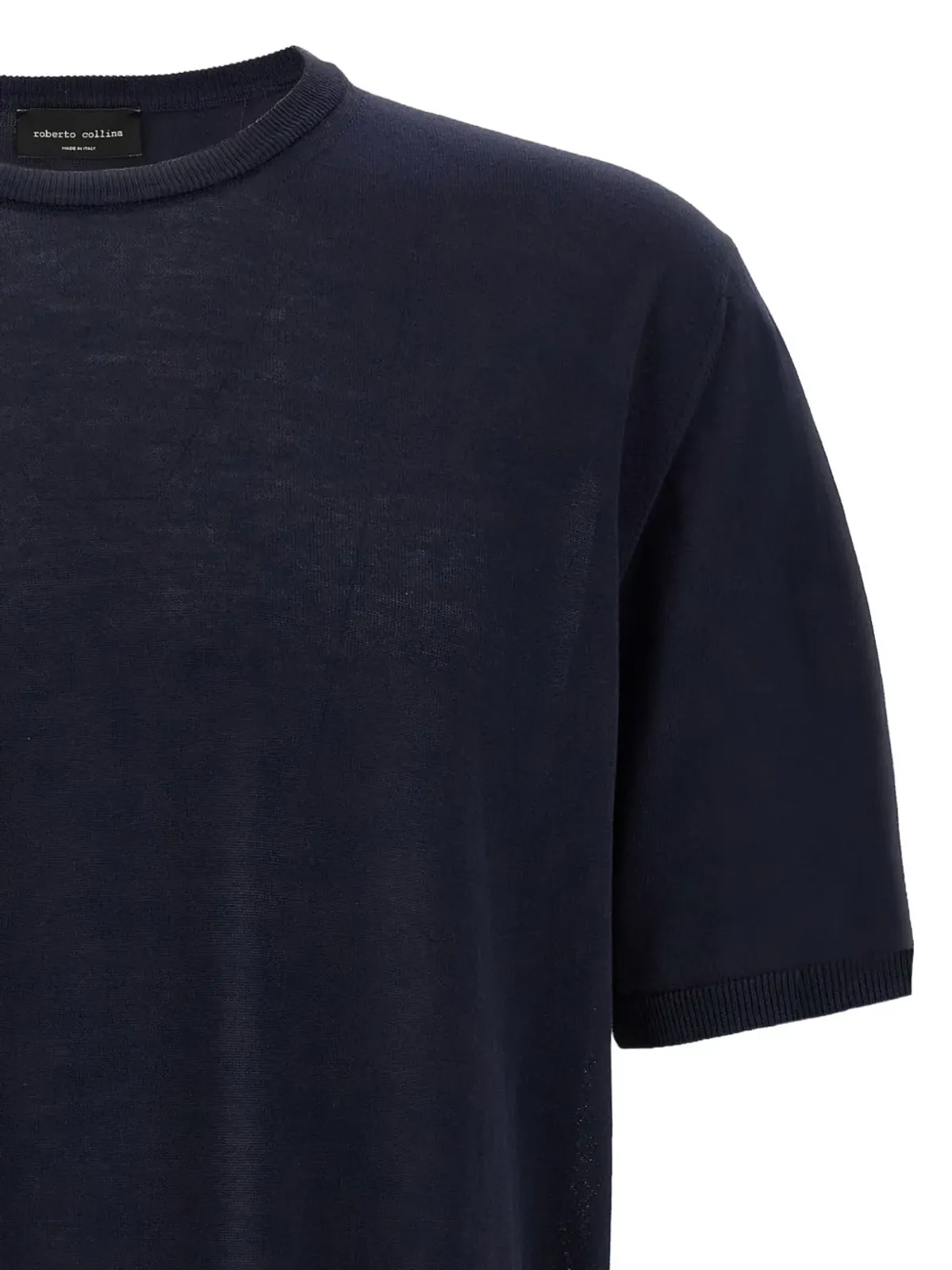 Roberto Collina ニットTシャツ ブルー - 画像3
