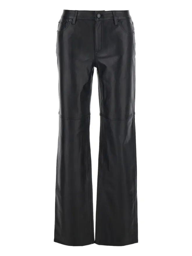 Michael Michael Kors Michael Michael Kors レザーパンツ ブラックの商品画像