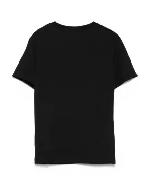 Balmain Kids ボタン装飾ロゴTシャツ - サムネイル2