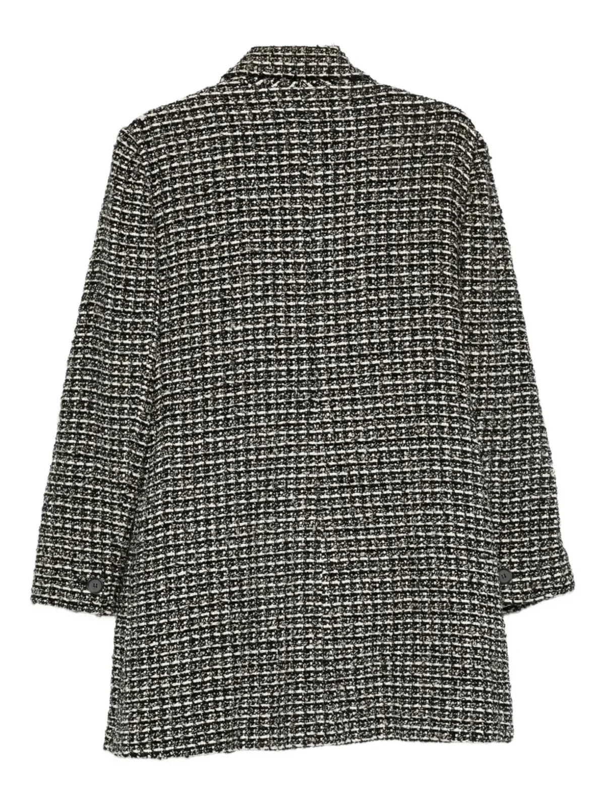 Christian Dior Pre-Owned 1990年代ツイードコート ブラック - 画像2