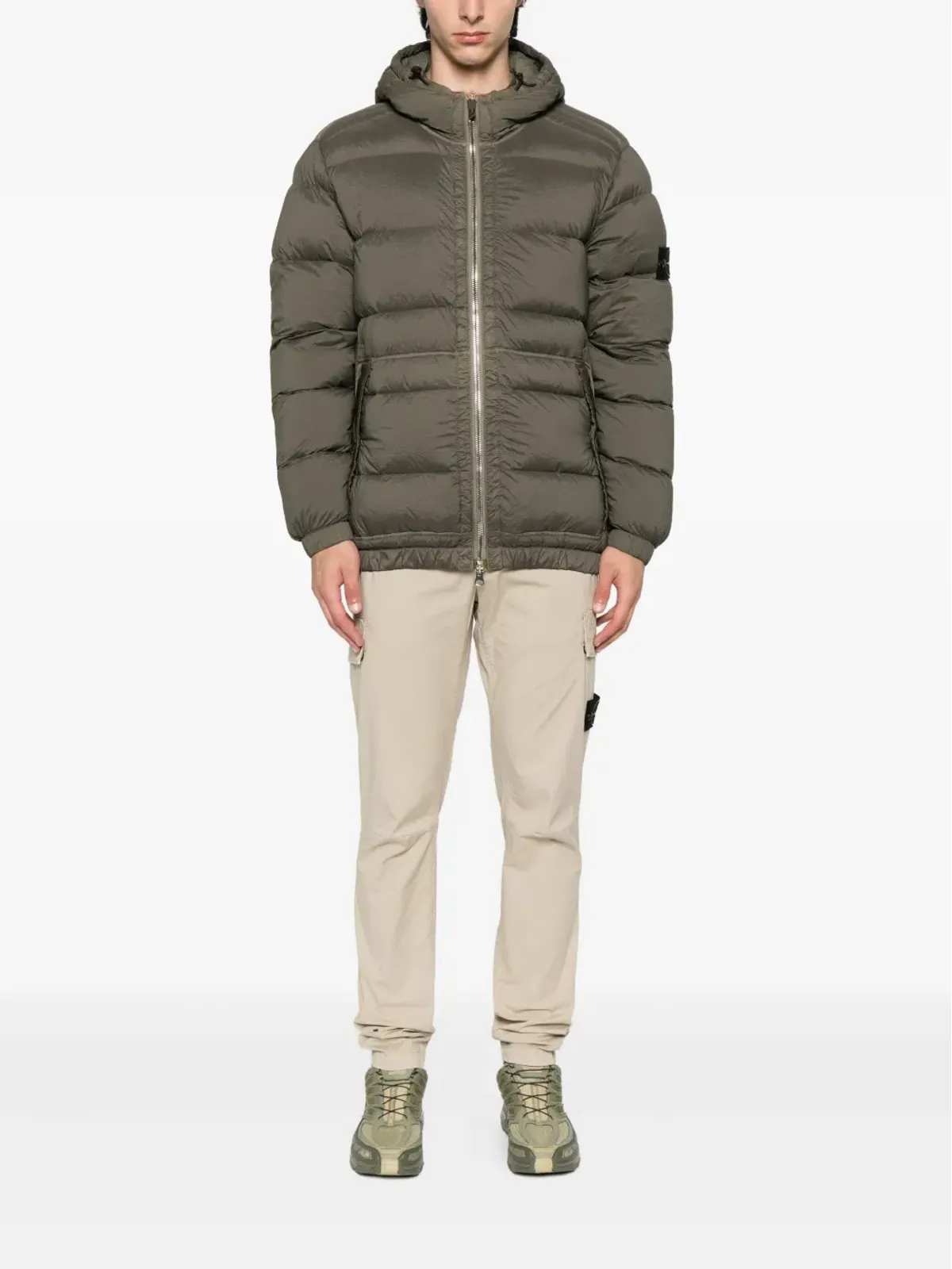 Stone Island フード付きパッド入りジャケット - 画像2