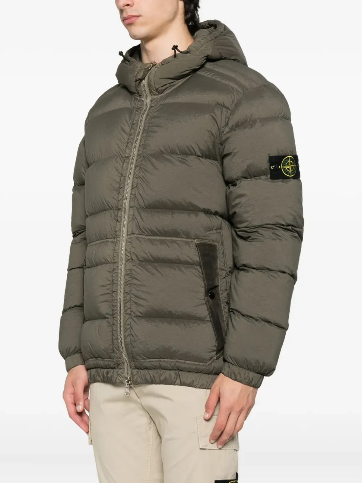 Stone Island フード付きパッド入りジャケット - 画像3