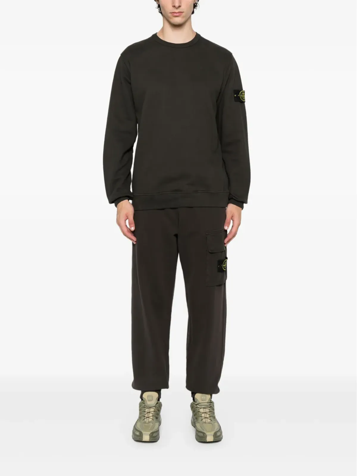 Stone Island ロゴパッチ クルーネック スウェットシャツ - グレー - 画像2