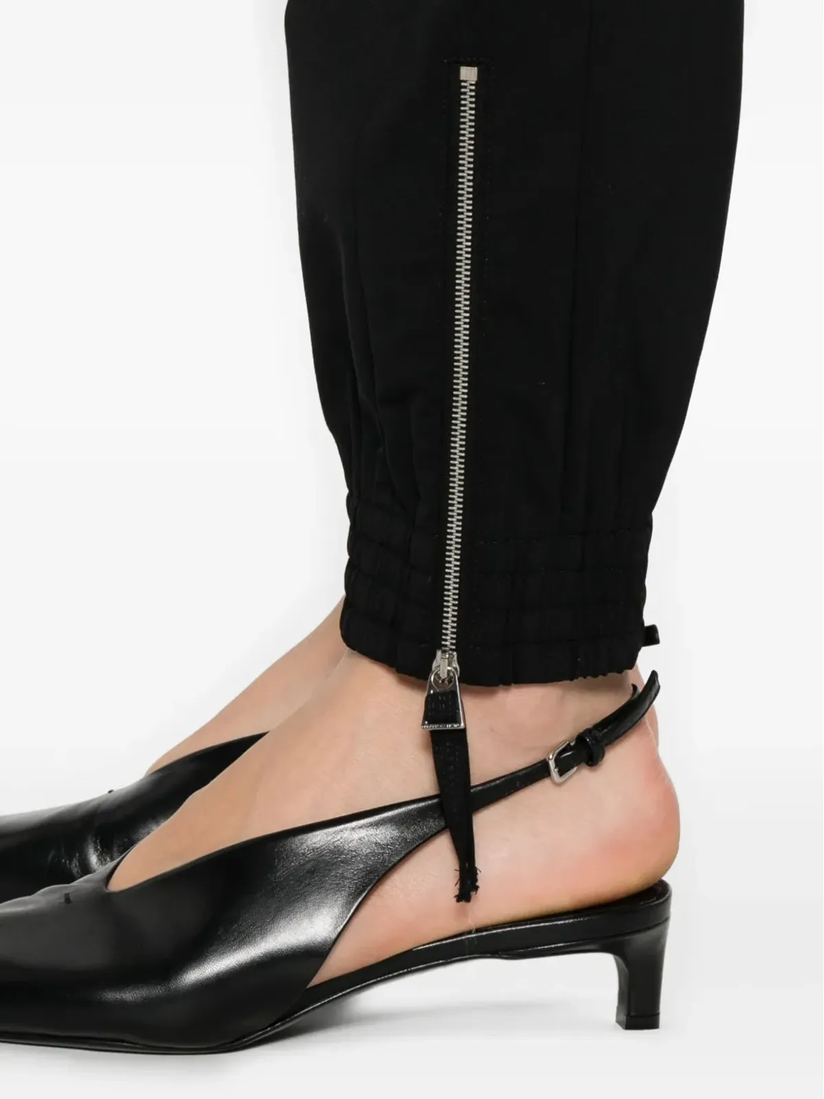 Ermanno Scervino zip-cuffed trousers - Black - 画像5